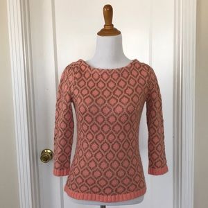 Anthropologie Dolce Vita Retro Print Sweater
